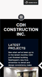Mobile Screenshot of cdhconstructioninc.com